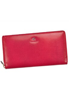 Červená peňaženka s vreckom na mobil (GDP237)