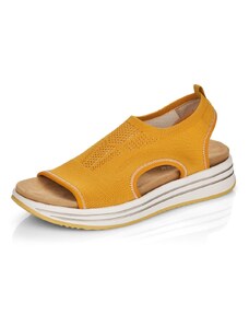 RIEKER Dámske sandále REMONTE R2955-68 žltá S3