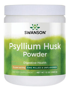 Swanson Psyllium Husk Powder 340 g, prášok, 5 g