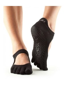 BELLARINA prstové protišmykové ponožky ToeSox - BLACK