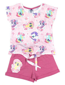EPLUSM Dievčenský komplet tričko a kraťasy My Little Pony