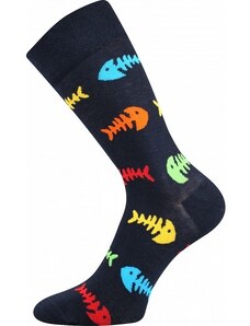 TWIDOR farebné veselé ponožky Lonka - RYBY - 1 pár