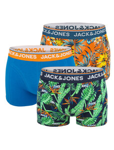 JACK & JONES - 3PACK Jacazores tropic boxerky z organickej bavlny