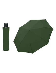 DOPPLER Mini Fiber tmavo zelený - dámsky / pánsky skladací dáždnik