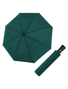 Doppler Magic Fiber Superstrong tmavo zelený - pánsky plne-automatický dáždnik