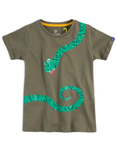 Chlapčenské tričko z BIO bavlny LEMON BERET WILD SAFARI khaki