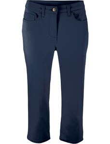 bonprix Rovné džínsy, stredná výška pásu, pohodlný pás, farba modrá
