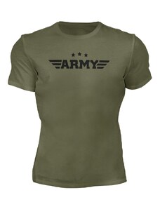 MOTIVATED - Vojenské tričko (zelená) 345