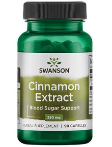 Swanson Cinnamon Extract 90 ks, kapsule, 250 mg