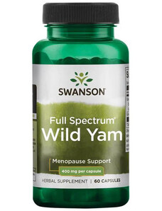 Swanson Full Spectrum Wild Yam 60 ks, kapsule, 400 mg