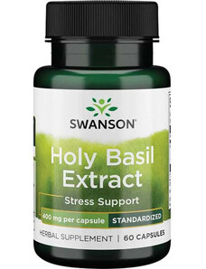 Swanson Holy Basil Extract 60 ks, kapsule, 400 mg