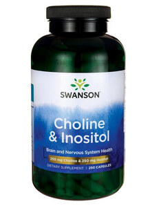 Swanson Choline & Inositol 250 ks, kapsule