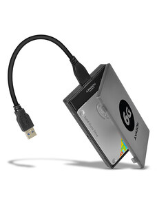 AXAGON ADSA-1S6, USB 3.0 - SATA 6G UASP HDD/SSD adaptér vrátane. 2.5" puzdrá