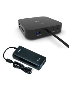 i-tec USB-C Dual Display Docking Station s Power Delivery 100W + i-tec Universal Charger 112W