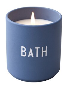 Veľká vonná sviečka DESIGN LETTERS BATH - modrá