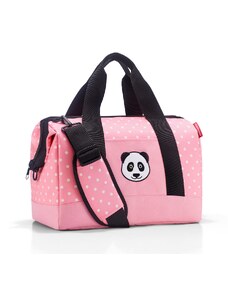 Cestovná taška Reisenthel Allrounder M kids Panda dots pink