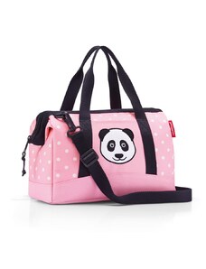 Cestovná taška Reisenthel Allrounder XS kids Panda dots pink