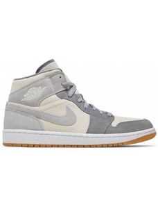 Air Jordan 1 Mid Coconut Milk Particle Grey