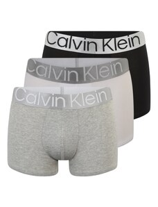 Calvin Klein Underwear Boxerky striebornosivá / sivá melírovaná / čierna / biela
