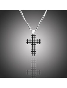 Manoki Pánský náhrdelník Tomiaso chirurgická ocel - kříž