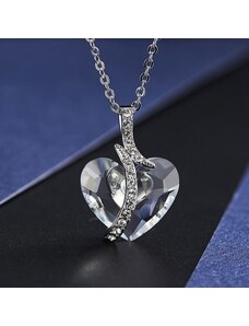 Éternelle Exkluzivní náhrdelník Swarovski Elements Emily - srdce