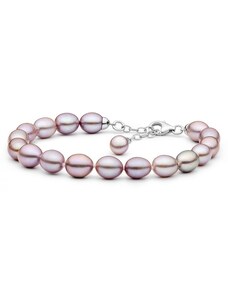 Gaura Pearls Perlový náramek Sasha - řiční perla, stříbro 925/1000