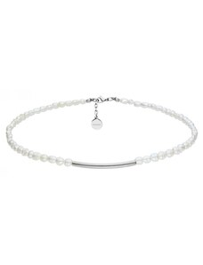 Manoki Perlový náhrdelník Ava - chirurgická ocel, sladkovodní perla