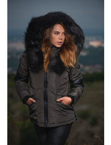 Dámska zimná bunda s kapucňou Nirvana Navahoo - Antracite