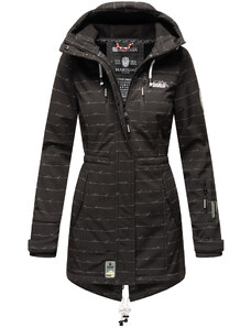 Dámska zimná bunda s kapucňou Softshell Drytech 7000 Zimtzicke P Marikoo - BLACK w. L