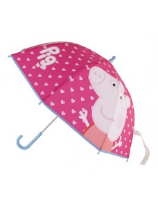CERDÁ Detský dáždnik PEPPA PIG Pinkie Transparent, 2400000598