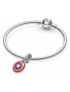 PANDORA Marvel náramok Captain America Shield vyskladaný náramok 590713+790780C01