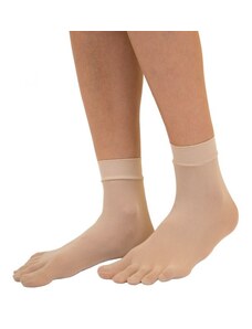 PLAIN ANKLE prstové nylonové ponožky ToeToe