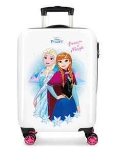 JOUMMA BAGS Luxusný detský ABS cestovný kufor DISNEY FROZEN Magic, 55x38x20cm, 34L, 4721461