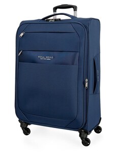 JOUMMA BAGS Textilný cestovný kufor ROLL ROAD ROYCE Blue / Modrý, 76x48x29cm, 93L, 5019323 (large)