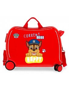 JOUMMA BAGS Detský cestovný kufor na kolieskach / odrážadlo PAW PATROL Red, 38L, 2199822