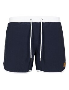 Urban Classics Plavecké šortky námornícka modrá / biela