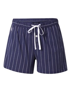 Lauren Ralph Lauren Pyžamové nohavice námornícka modrá / šedobiela