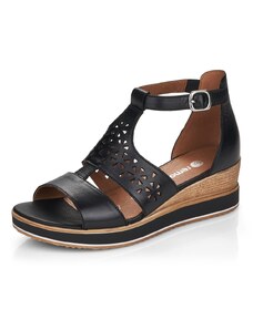 RIEKER Dámske sandále REMONTE D6450-00 čierna S3