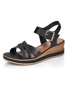 RIEKER Dámske sandále REMONTE D6454-00 čierna S4
