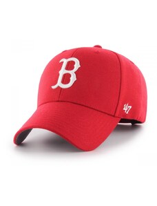 47 Brand Červená šiltovka s ohnutým šiltom Boston Red Sox
