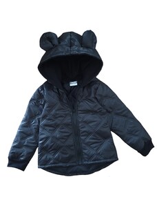 ZuMa Style Chlapčenská jarná bunda čierna prešívaná - 116, Čierna