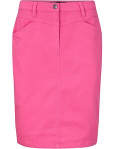 bonprix Džínsová sukňa, farba ružová