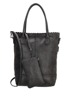 Beagles Čierny elegantný set kabelka + peňaženka „Marry“
