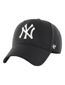 47 Brand Čierna šiltovka NY Yankees s bielym logom