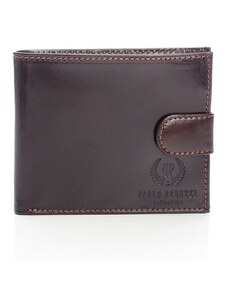 PAOLO PERUZZI Elegantná pánska kožená peňaženka | hnedá 018-PP-BR
