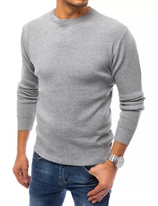 Dstreet Trendový svetlo-šedý sveter