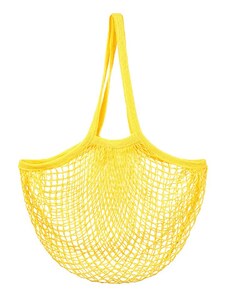 Sieťová nákupná taška Sass & Belle String - žltá