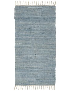 IB LAURSEN Bavlnený koberec Floor Runner Blue 60×120 cm