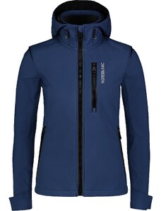 Nordblanc Modrá dámska zateplená softshellová bunda BRILIANCE