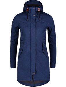 Nordblanc Modrý dámsky jarný softshellový kabát WRAPPED